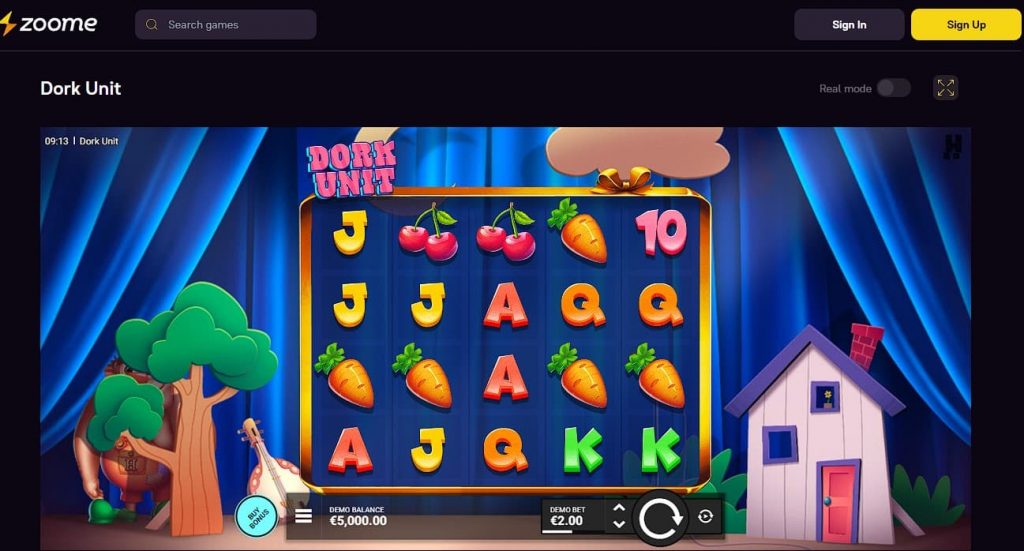 Play Dork Unit Slot Machine at Zoome Casino Online 
